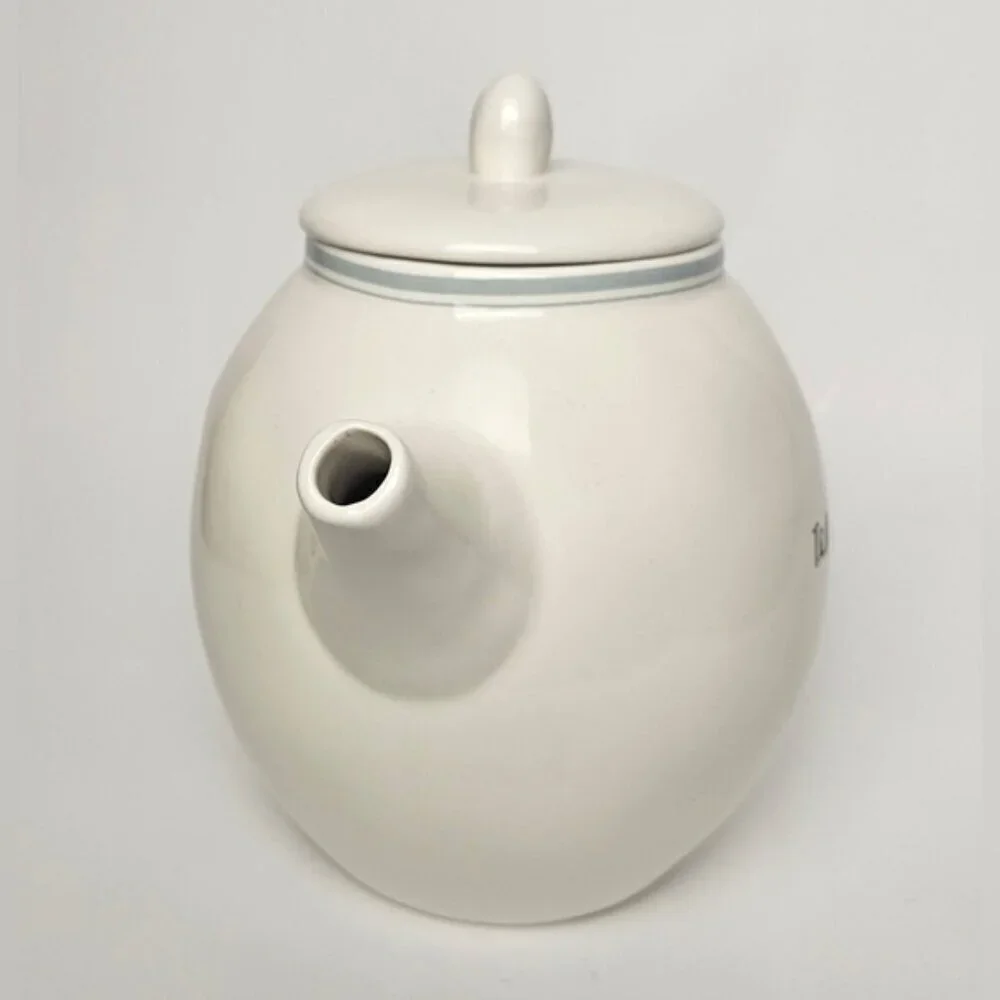 Rae Dunn By Magenta Light Blue Stripe Teapot